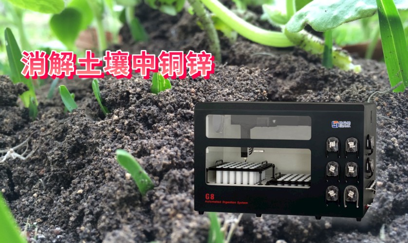 消解土壤中銅、鋅